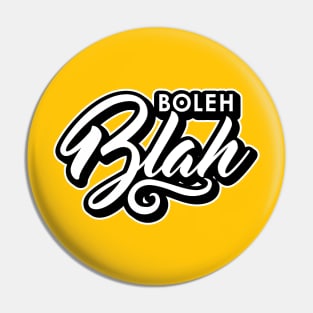 Boleh Blah Pin