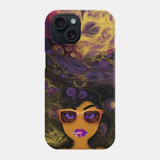 Galaxy Girl Purple Phone Case