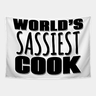 World's Sassiest Cook Tapestry