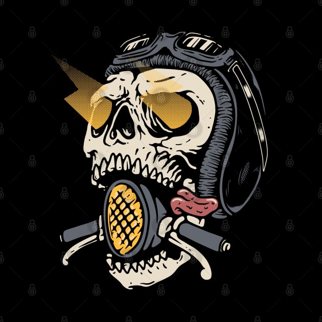 Skull Biker by quilimo