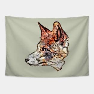 Space Fox no2 Tapestry