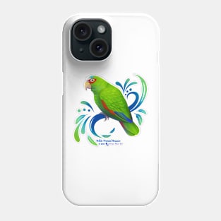 White Fronted Amazon Parrot Phone Case