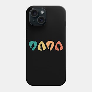 Retro Guitar Picks / Plectrums Phone Case