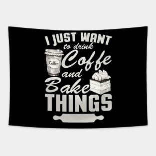 I Just Want To Drink Coffee Tapestry