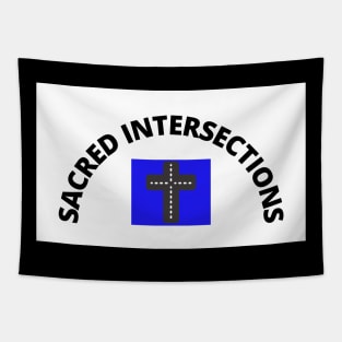 Sacred Intersections Rainbow Solid Tapestry