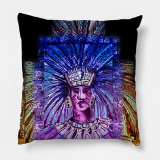 Mayan Pyramid Stepped Pillow