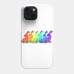 Bunny Rainbow! Phone Case