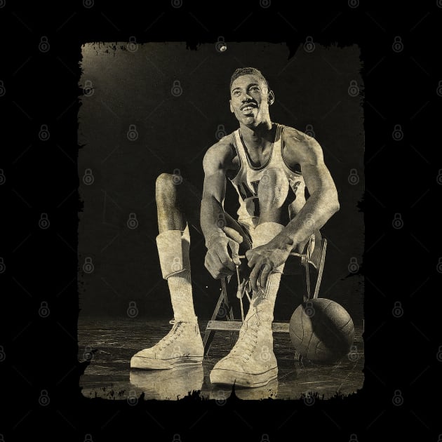 Wilt Chamberlain - Kansas Jayhawks '1955' by Wendyshopart