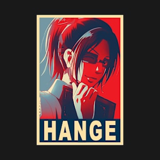 Hange zoe Poster - attack on titan T-Shirt