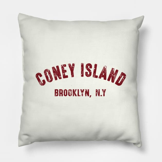 Vintage Coney Island Pillow by retropetrol