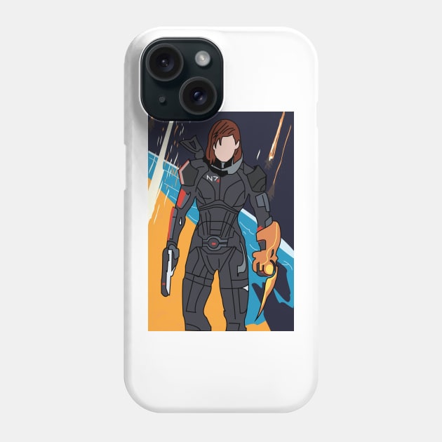 Commander Shepard Phone Case by DaniVan