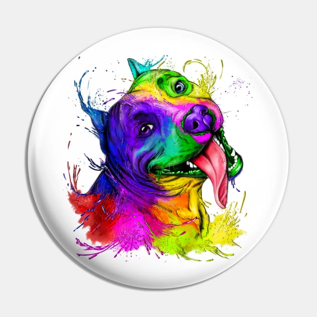 DOG staff color Pin by AndreyG