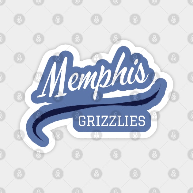 Grizzlies MEM Magnet by CityTeeDesigns