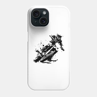 Vintage Motocross Rider Phone Case