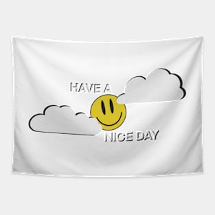 Have a Nice Day Smiley Face Sun Tapestry