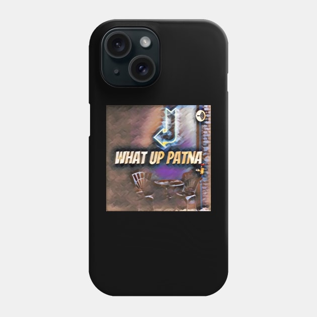 Patna Logo Digital Filter Square Phone Case by What Up Patna Show 