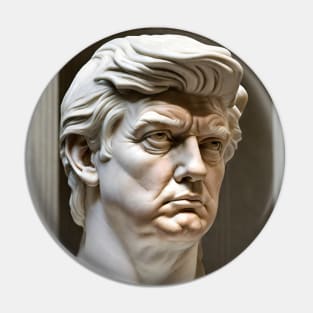 "The Donald" Italian Renaissance Sculpture Pin