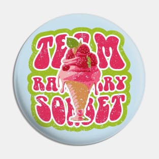 Team Raspberry Sorbet Pin