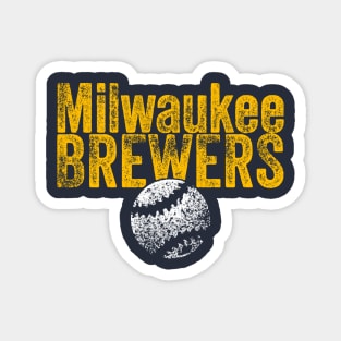 Brewers Vintage Weathered Magnet