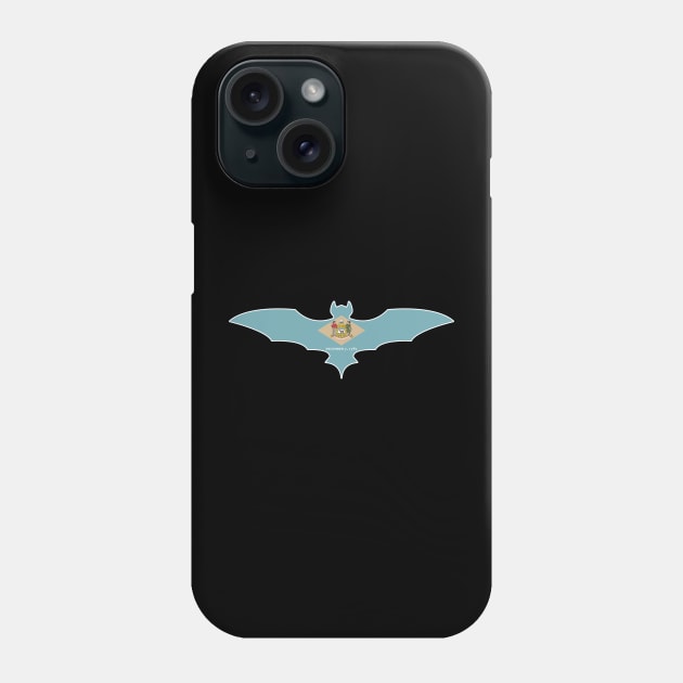 Delaware Bat Flag Phone Case by Wickedcartoons