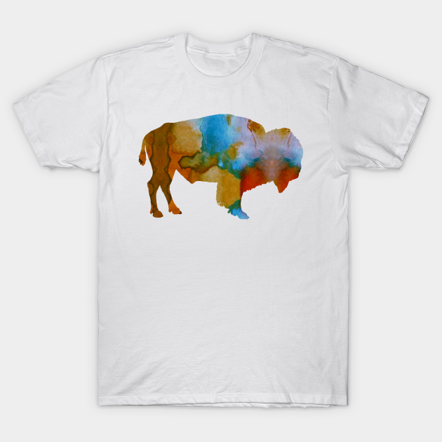 Bison - Watercolor - T-Shirt