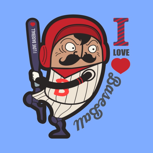 Baseball t-shirt graphics, Old pople player by amramna