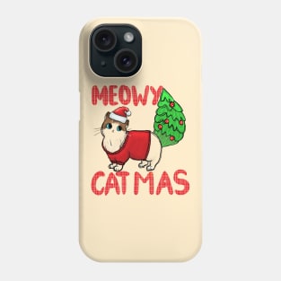 Meowy Catmas - Funny Christmas Cat Phone Case