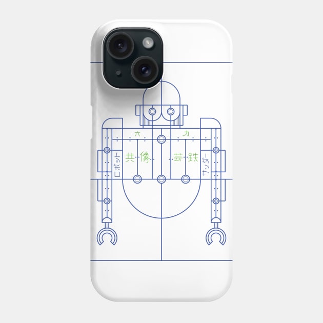 Robot No.6 Phone Case by oksalyesilok