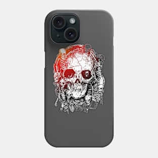 Human skulls Phone Case