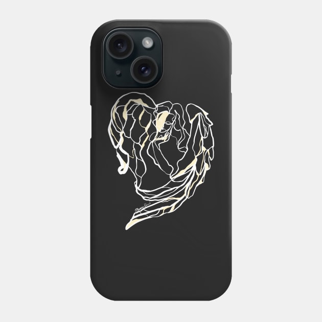 Single Line - Softness Phone Case by MaxencePierrard