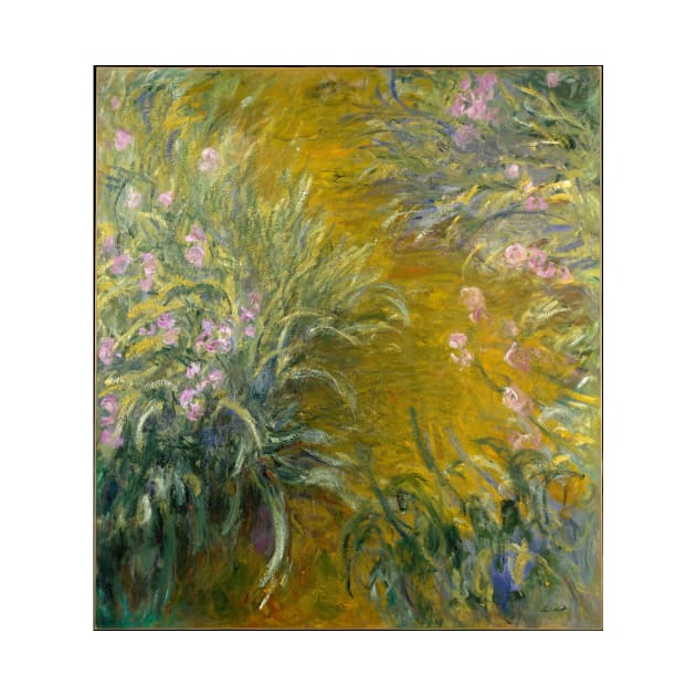 The Path through the Irises by ClaudeMonet