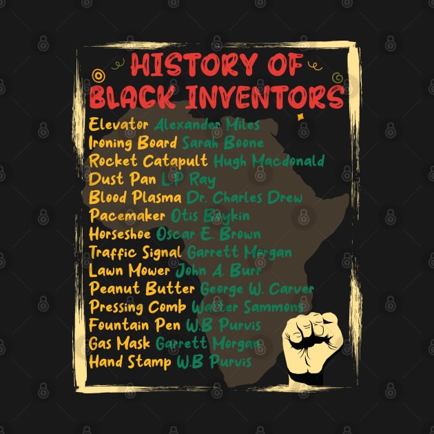 Black inventors and their inventions, Black History Month by Theibiskdesign