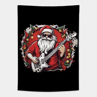 Santa Claus Guitar Tapestry