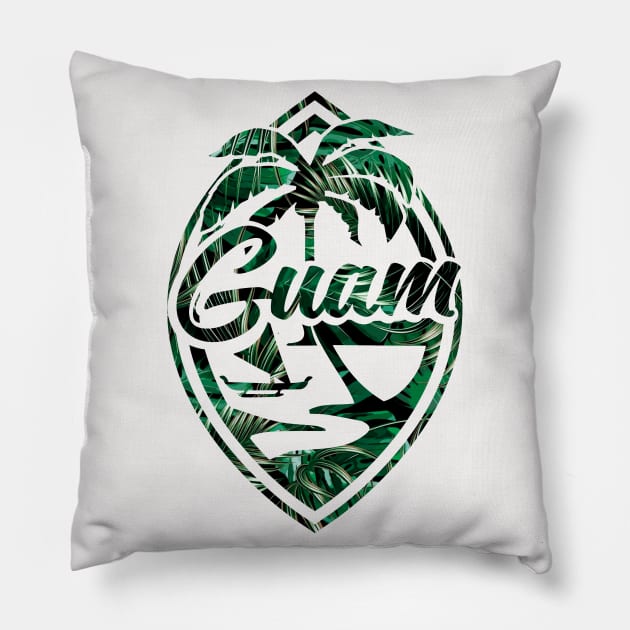 Tropical Guam Seal Pillow by Dailygrind