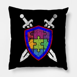 Legendary Sword & Shield Autism Pillow