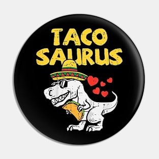 Taco Saurus Pin