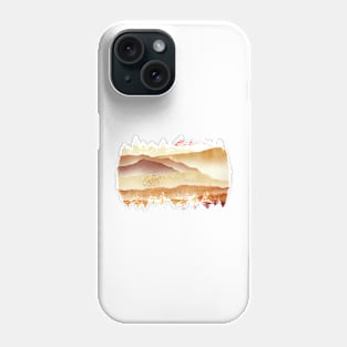 The pearl mountains by sunset Phone Case