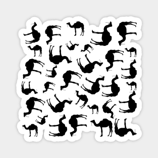 Funny Camels Pattern Magnet