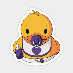 Baby Rubber Duck - Purple Magnet