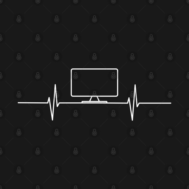 TV Heartbeat - White design by Warp9