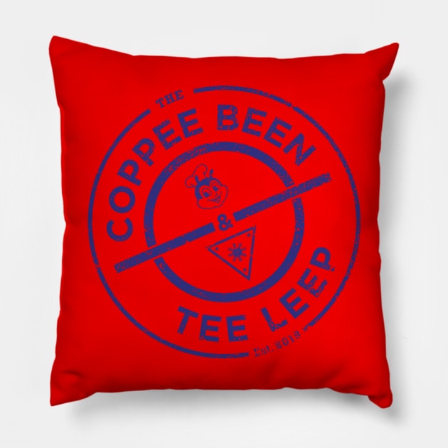 The Coppee Been & Tee Leep Pillow by frankpepito