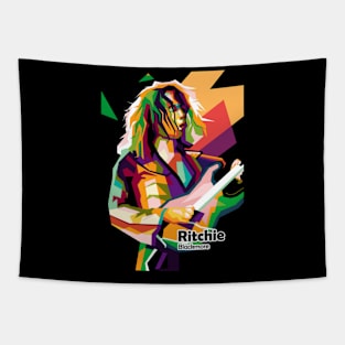 The Guitaris In Wpap Art Tapestry