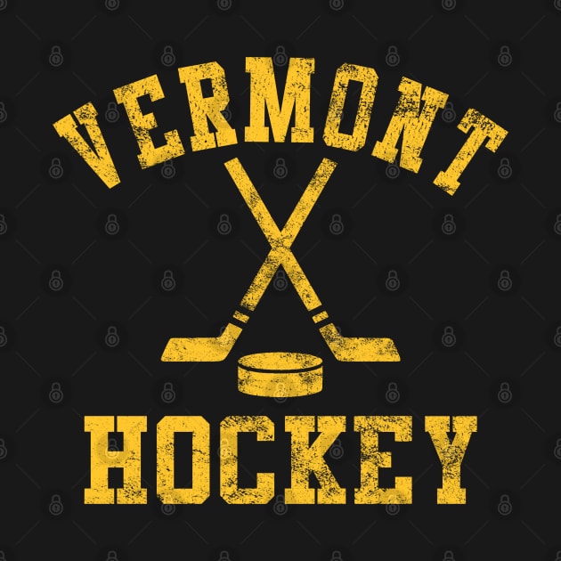Vintage Vermont Hockey by tropicalteesshop