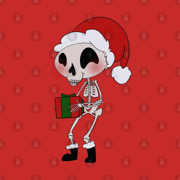 Christmas Skeleton by Az