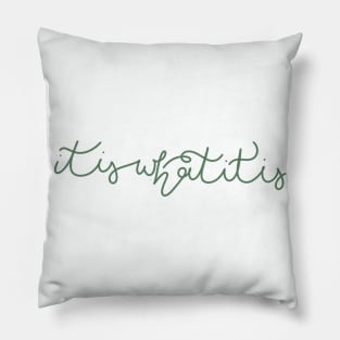 it is what it is - GeekySmartArt Pillow