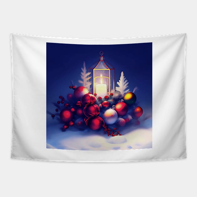 Festive Christmas Centerpiece Tapestry by DANAROPER