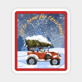 I’ll be home for Christmas Magnet