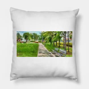 A Walk in the Park Pillow