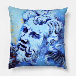 Epictetus Portrait | Epictetus Artwork | Epictetus Painting 14 Pillow