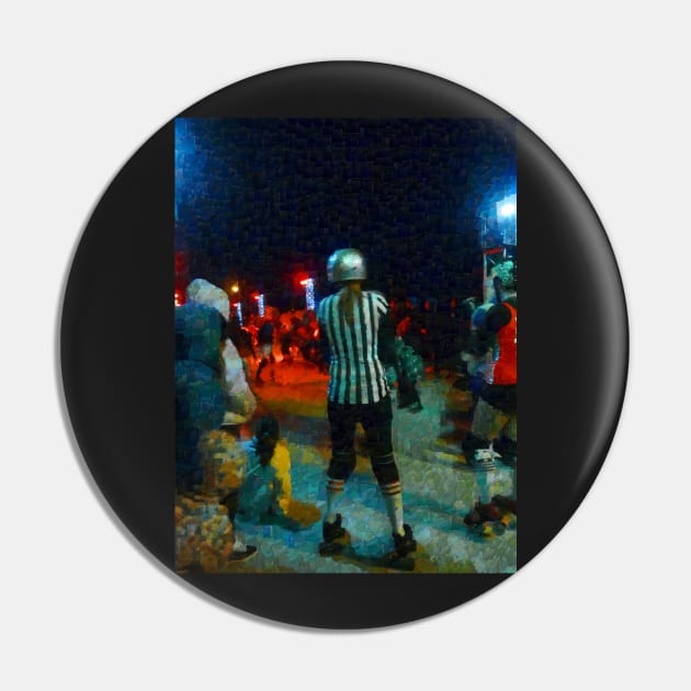 Night at the Roller Derby Pin by PictureNZ